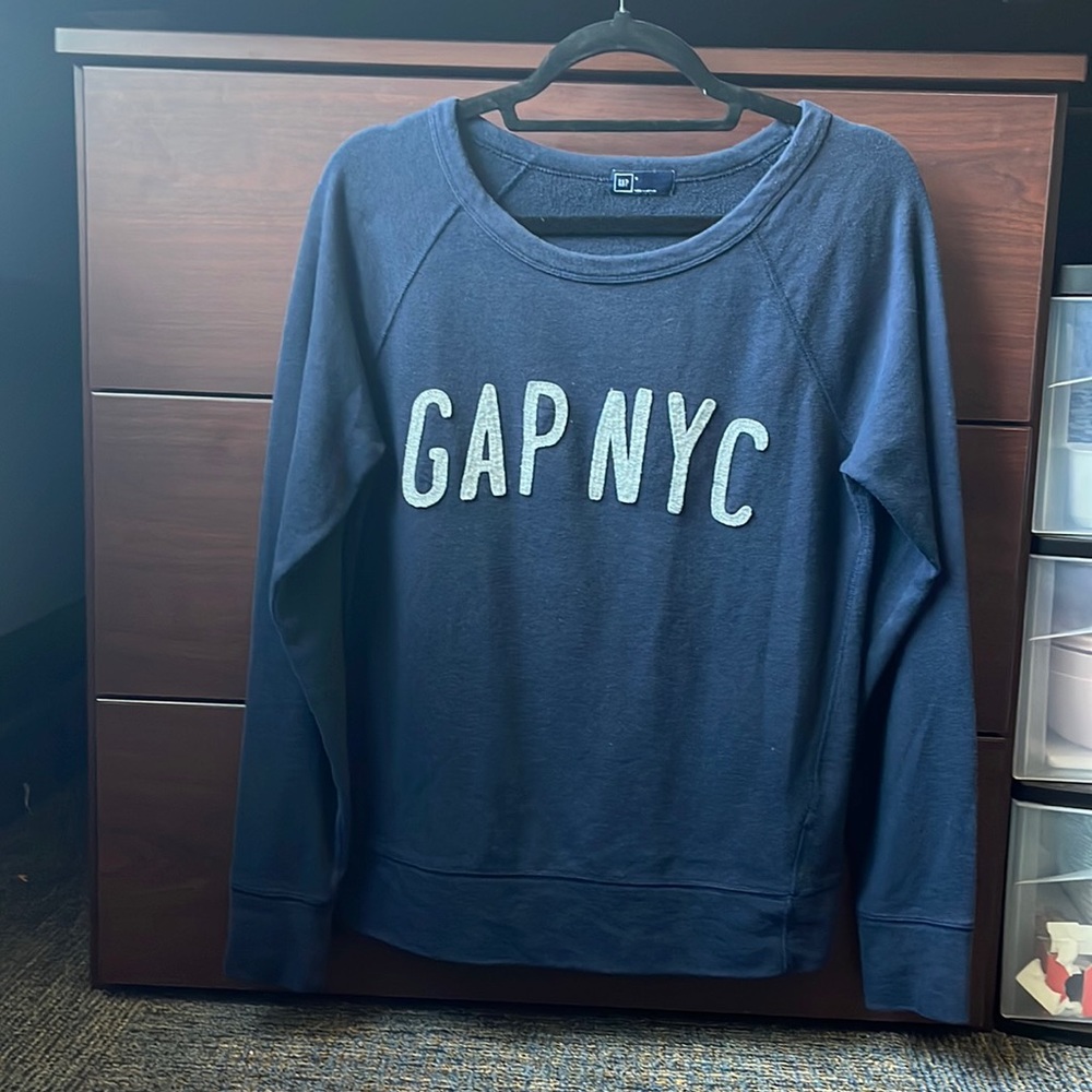 Blue sweatshirt